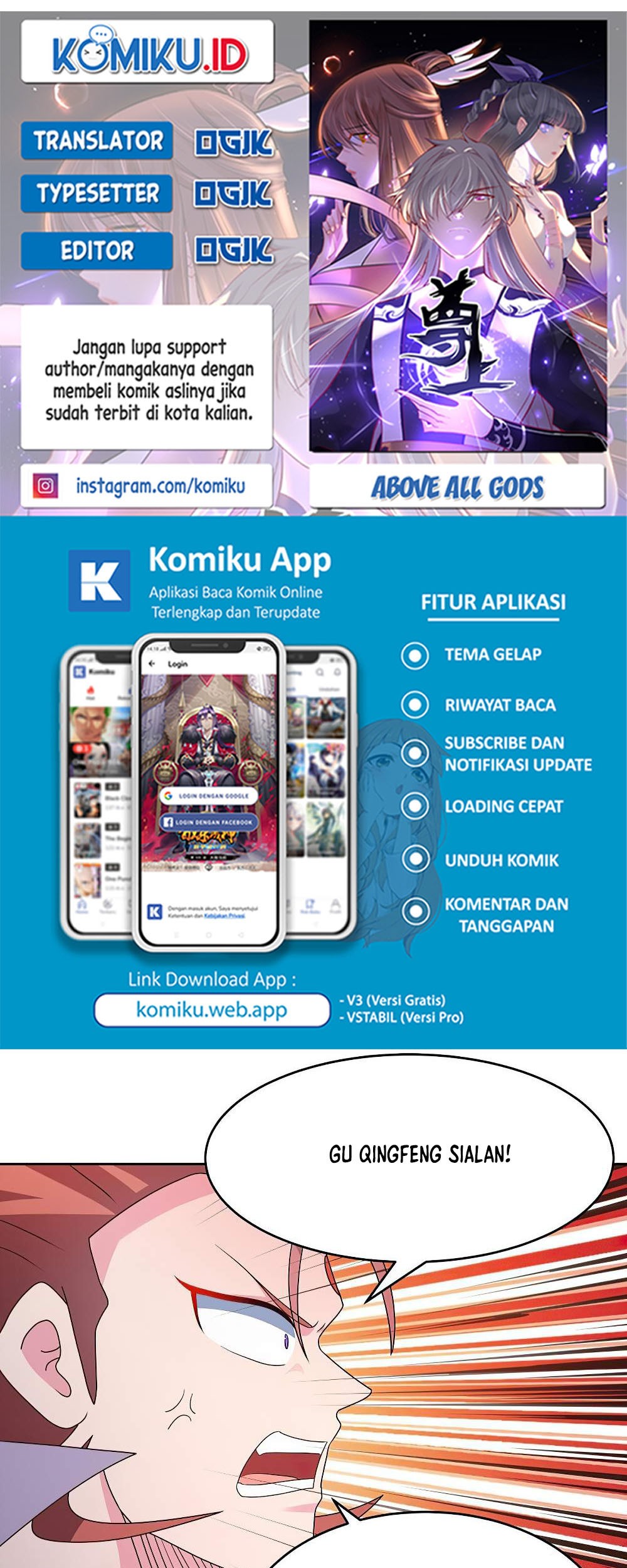 Komik Above All Gods Chapter 437.5 gambar 1