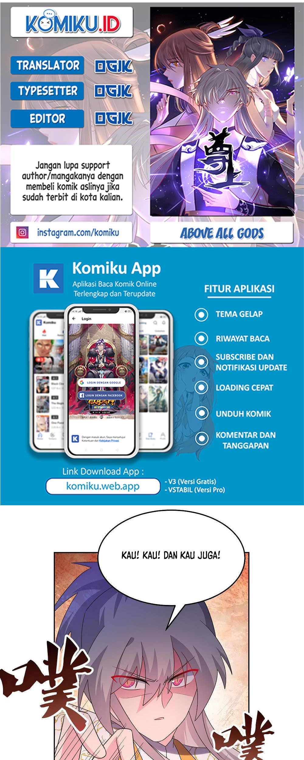 Komik Above All Gods Chapter 438 gambar 1