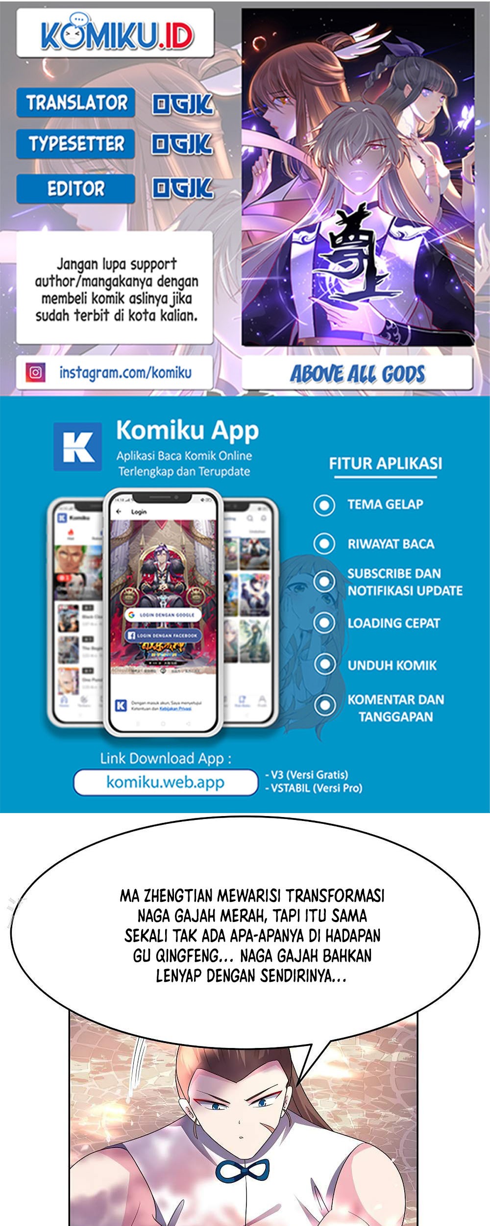 Above All Gods Chapter 439 halaman 1