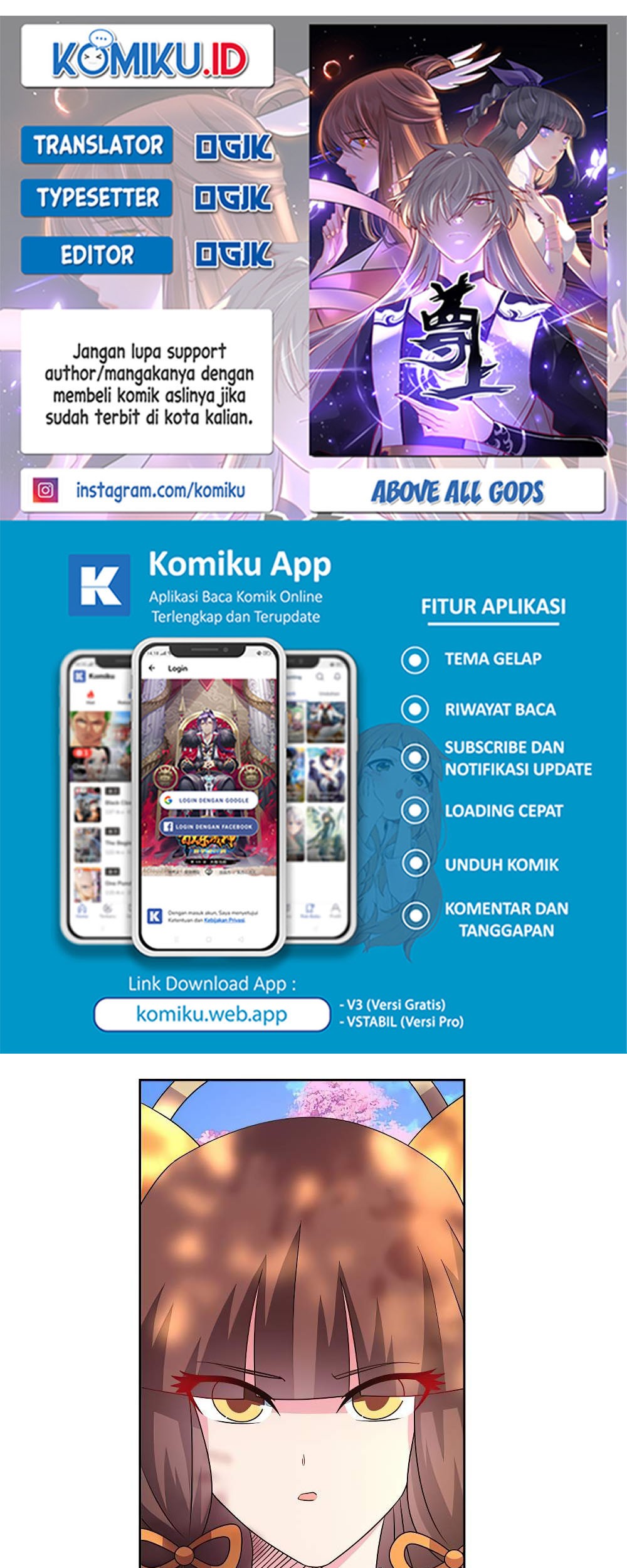 Komik Above All Gods Chapter 439.5 gambar 1