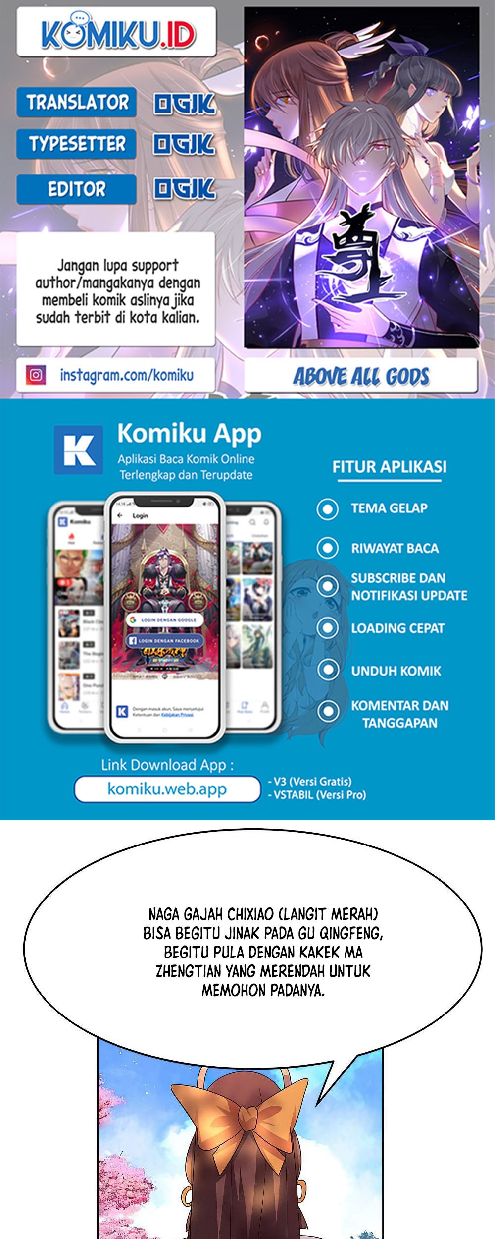 Komik Above All Gods Chapter 440 gambar 1