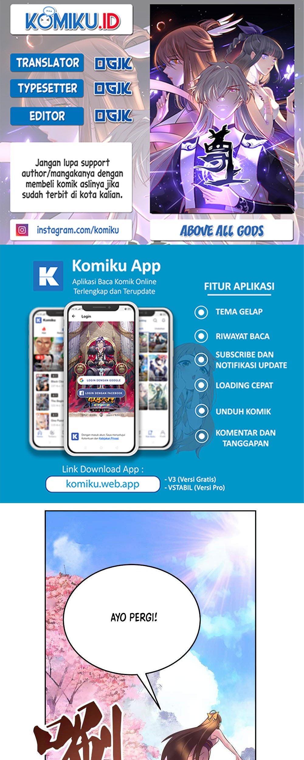 Komik Above All Gods Chapter 440.5 gambar 1