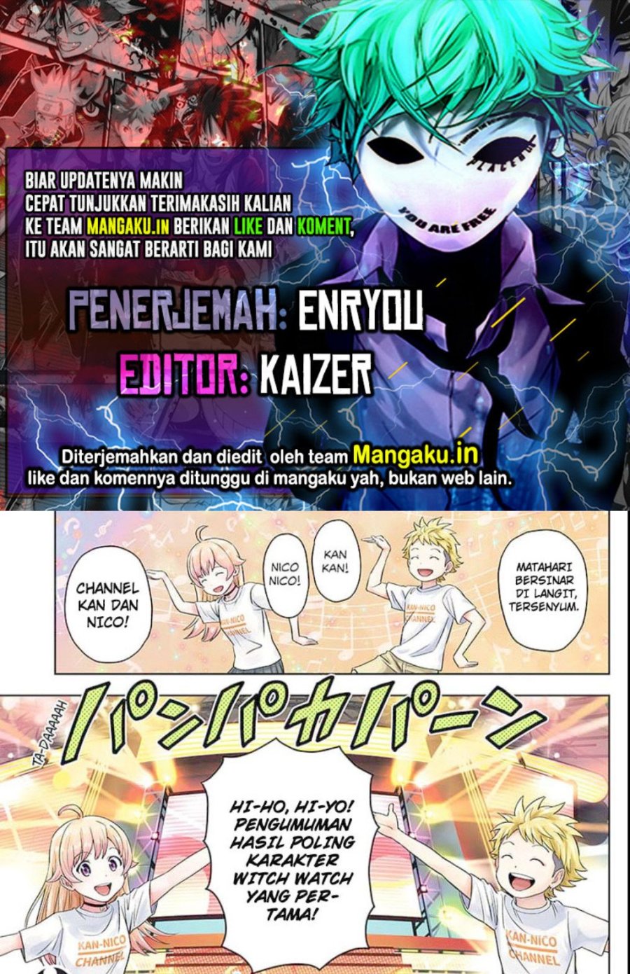 Komik Witch Watch Chapter 111 gambar 1