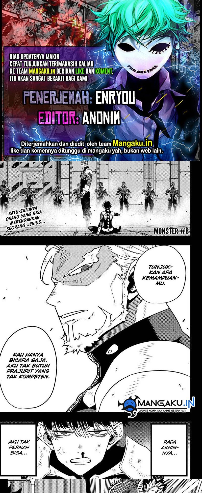 Komik 8Kaijuu Chapter 86 gambar 1