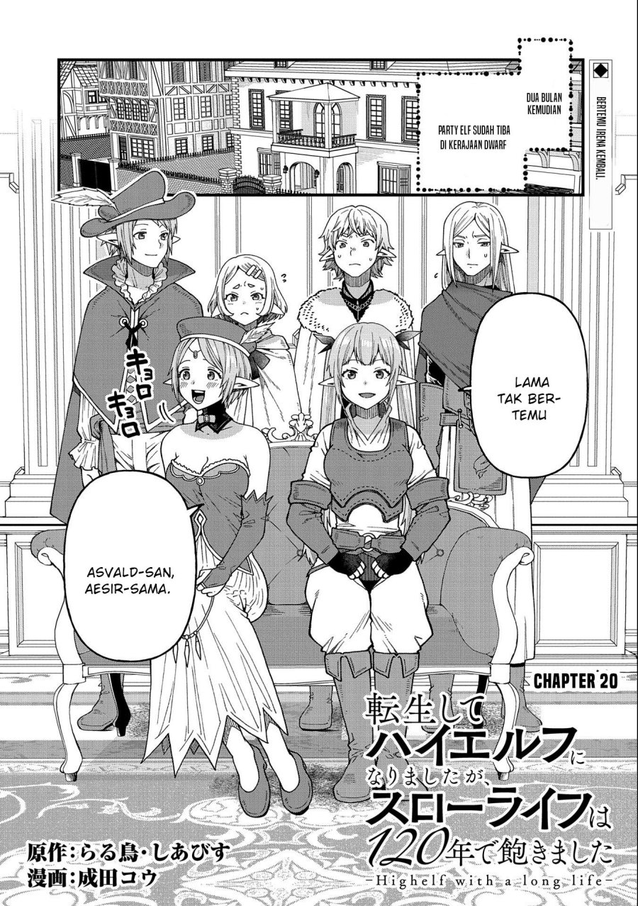 Manga Tensei Shite High Elf ni Narimashitaga, Slow Life wa 120-nen de Akimashita Chapter 20 gambar 2
