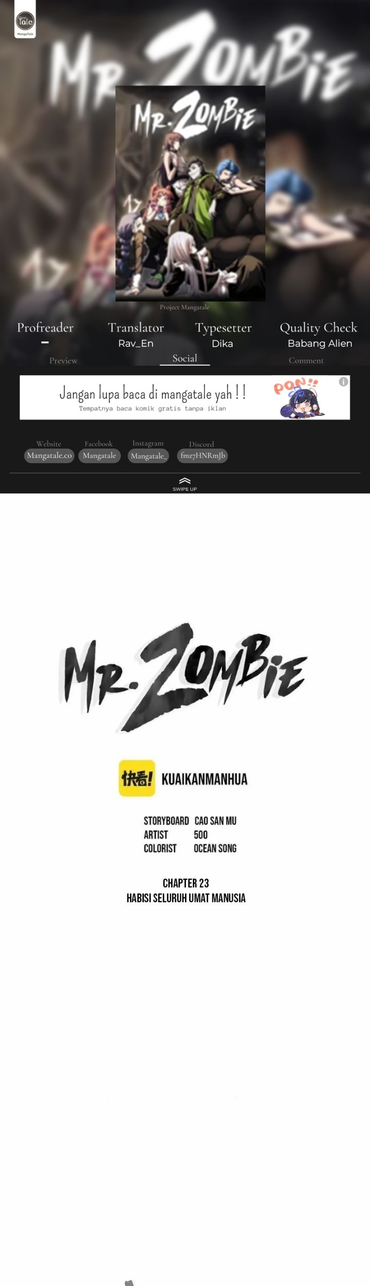 Komik Mr. Zombie Chapter 23 gambar 1