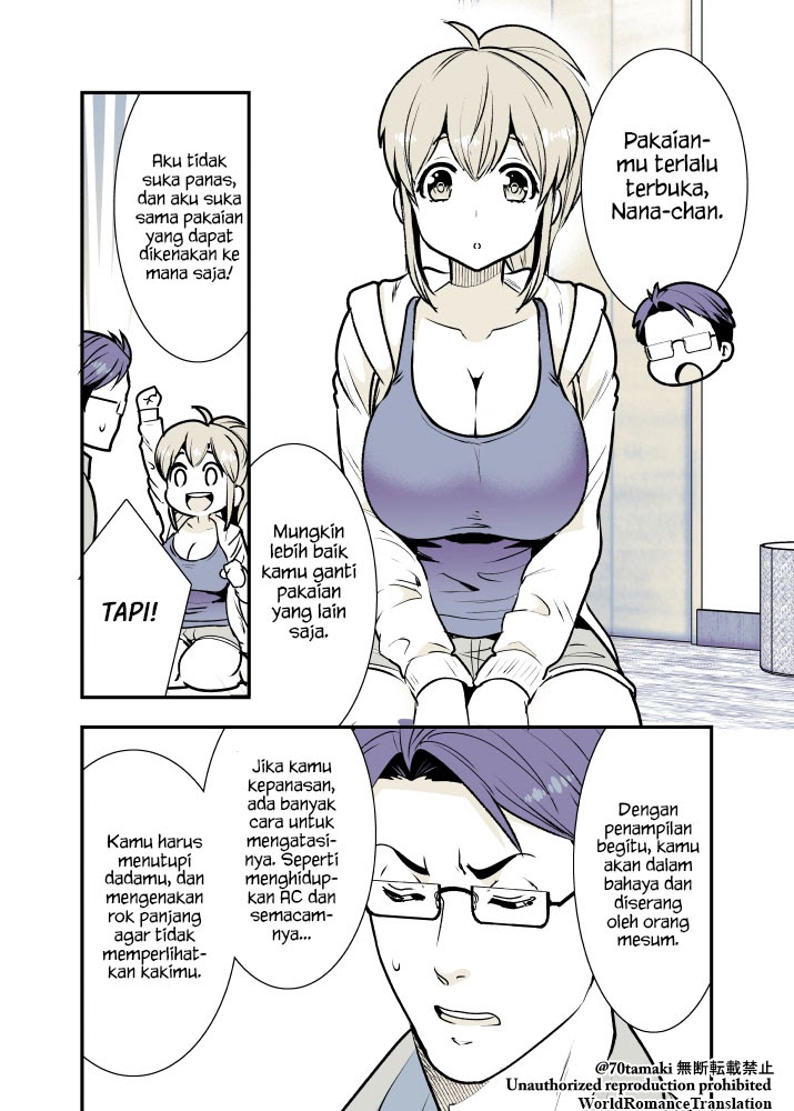 Osananajimi ga Hisabisa ni Saikai Shitara Otagai Kyonyuu ni Natteta Chapter 04 - Halaman 3