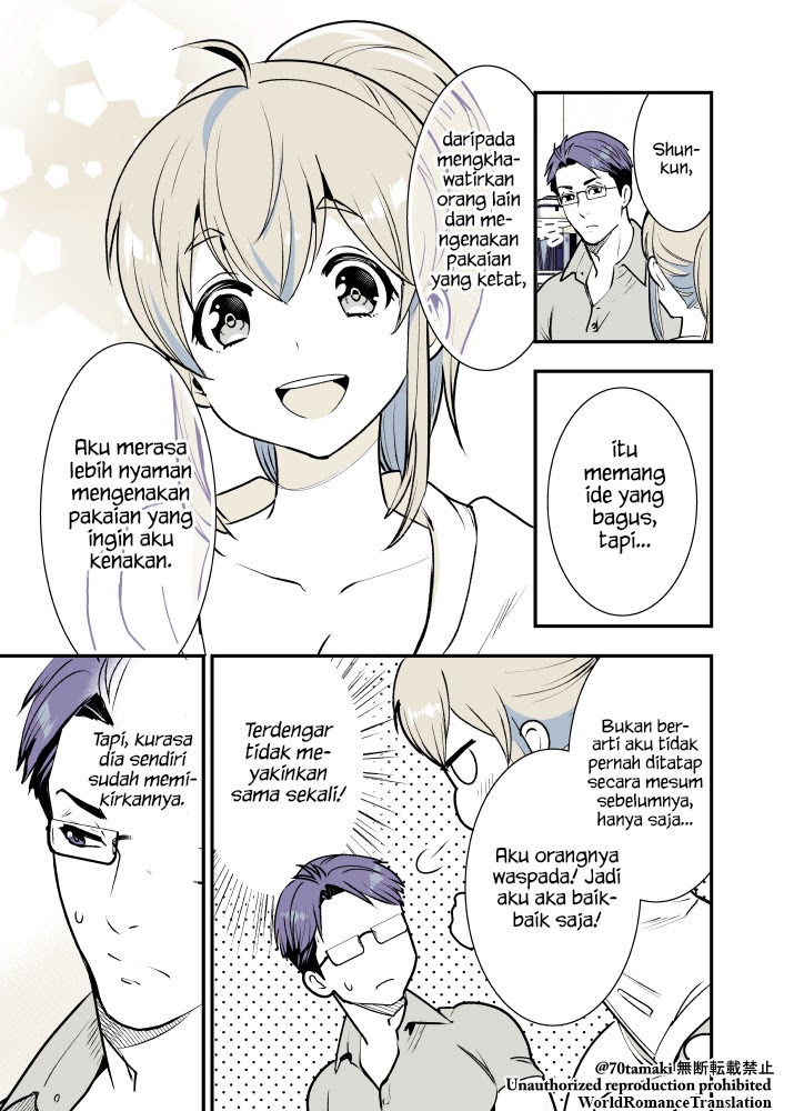 Osananajimi ga Hisabisa ni Saikai Shitara Otagai Kyonyuu ni Natteta Chapter 04 - Halaman 4