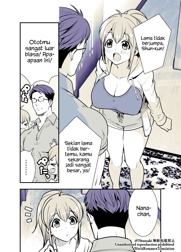 Osananajimi ga Hisabisa ni Saikai Shitara Otagai Kyonyuu ni Natteta Chapter 01 - Halaman 4