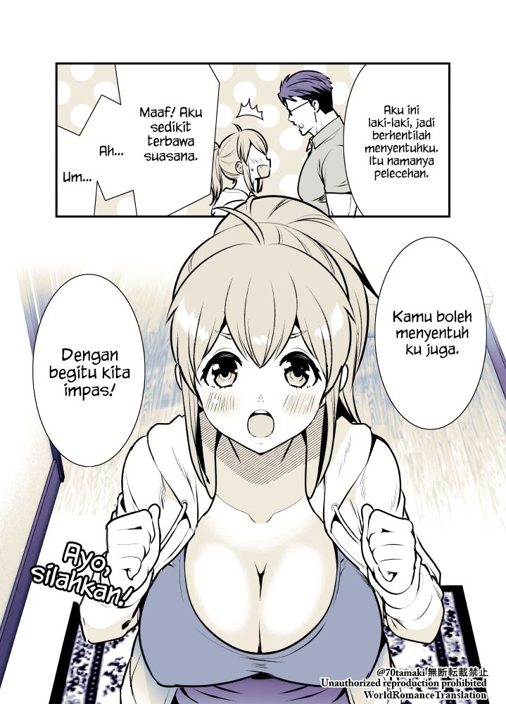 Osananajimi ga Hisabisa ni Saikai Shitara Otagai Kyonyuu ni Natteta Chapter 01 - Halaman 5