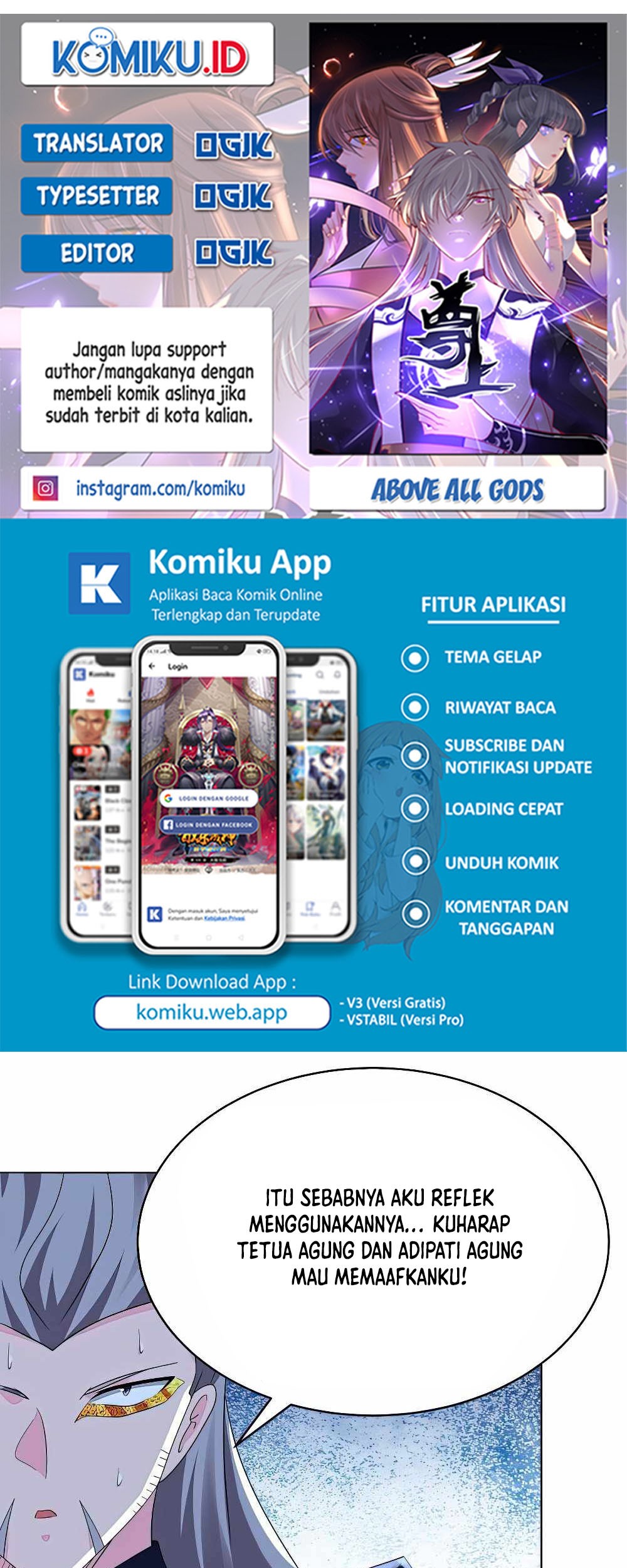 Komik Above All Gods Chapter 445 gambar 1