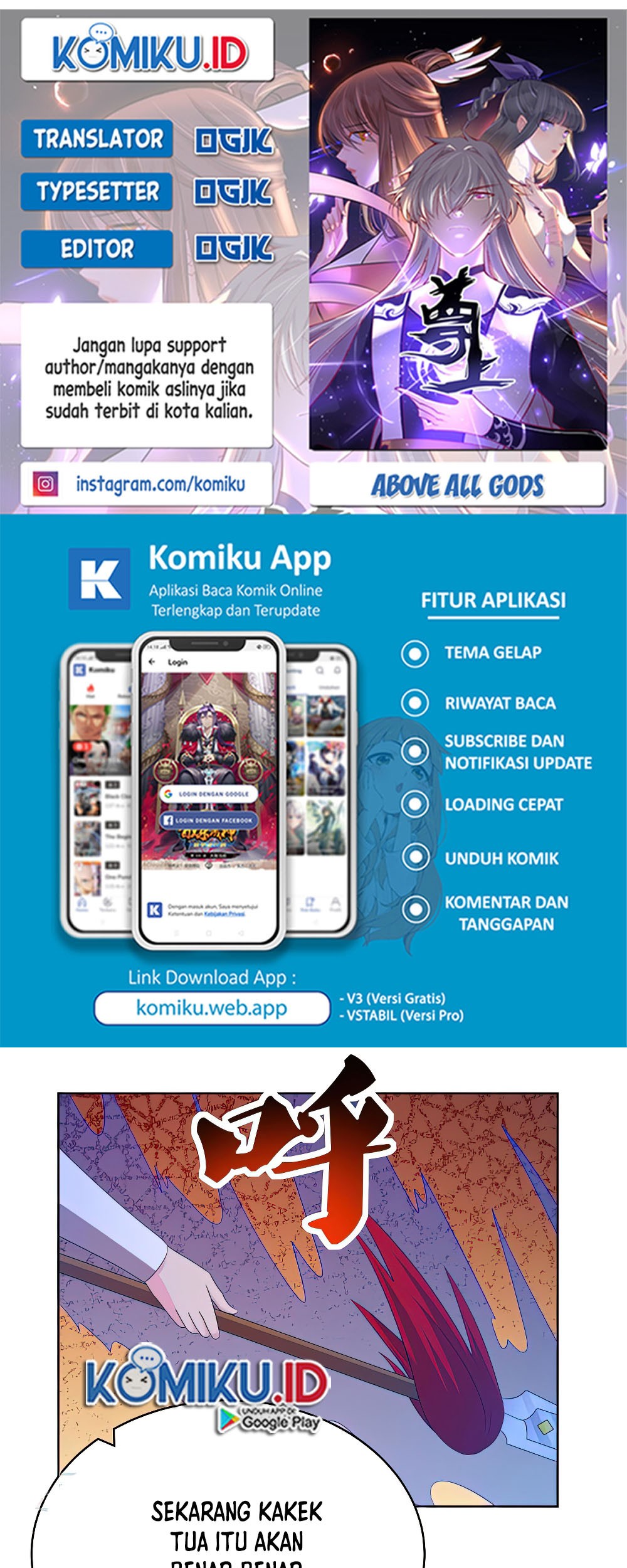 Komik Above All Gods Chapter 447 gambar 1