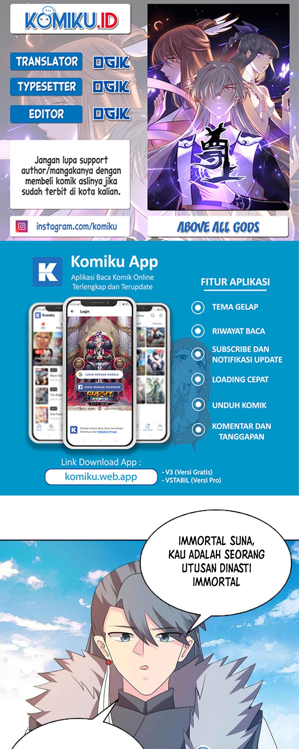 Komik Above All Gods Chapter 448 gambar 1