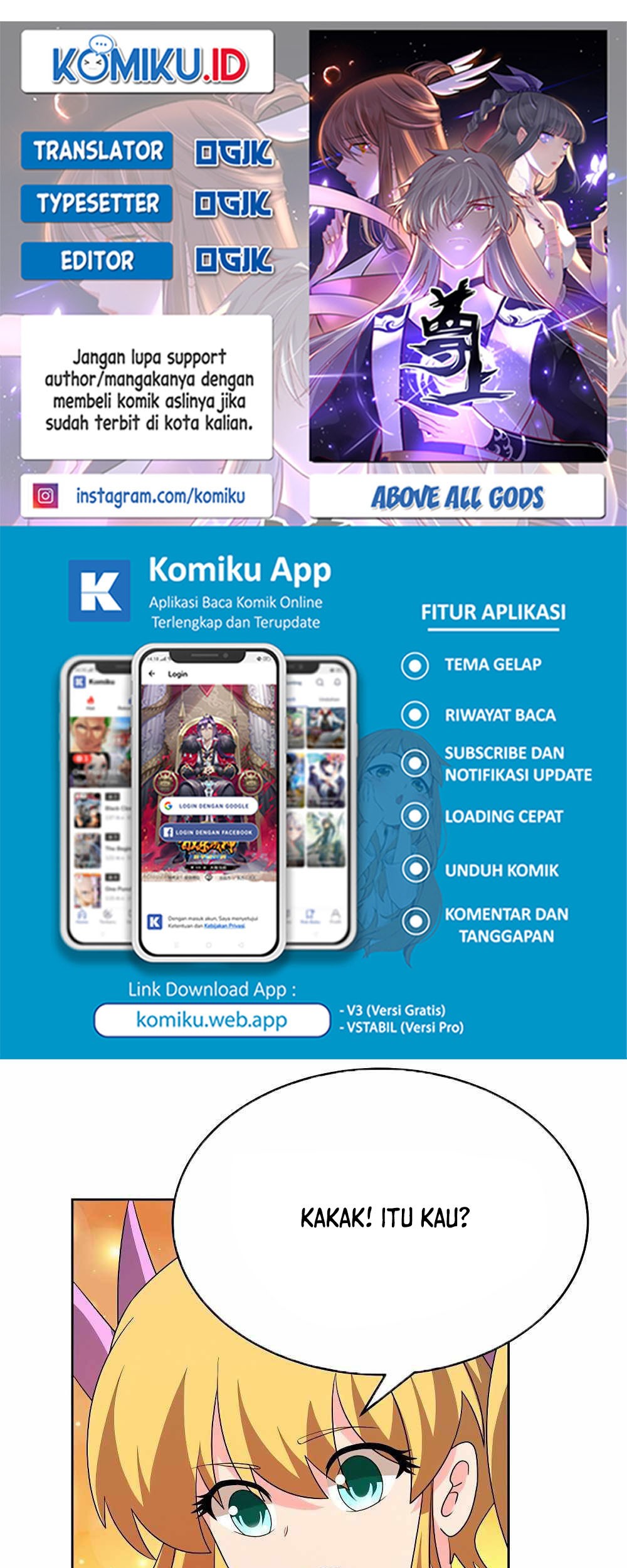 Komik Above All Gods Chapter 448.5 gambar 1