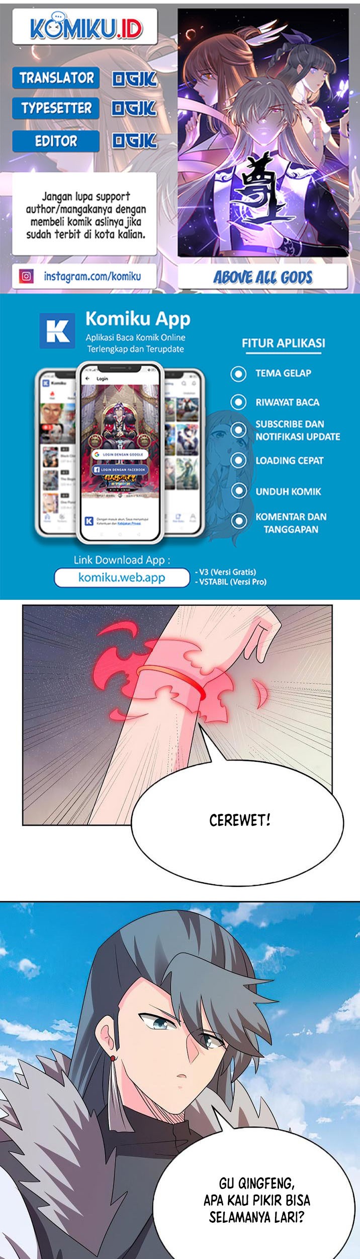 Komik Above All Gods Chapter 449 gambar 1