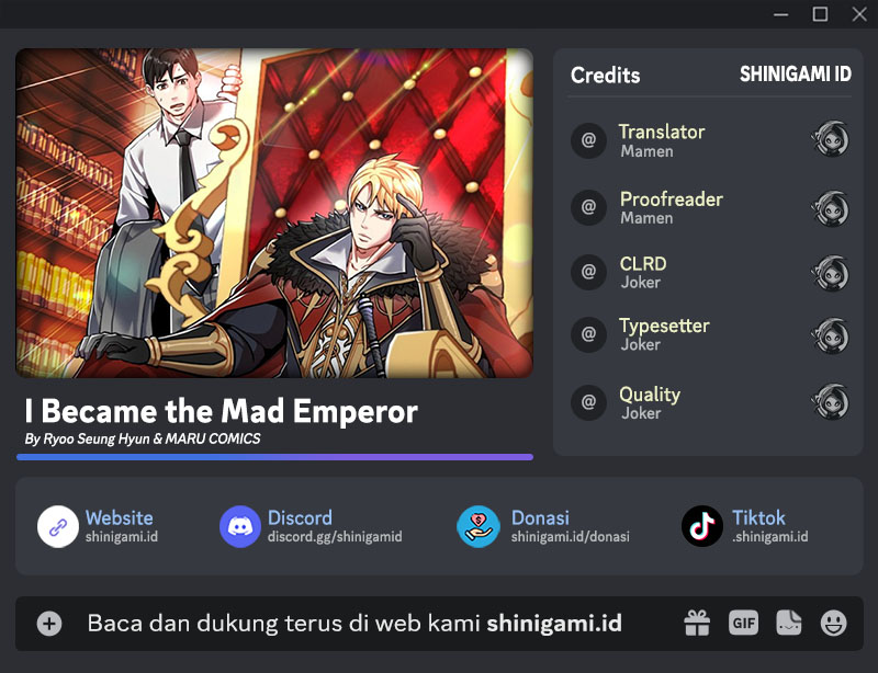 Komik I Became the Mad Emperor Chapter 40 gambar 1