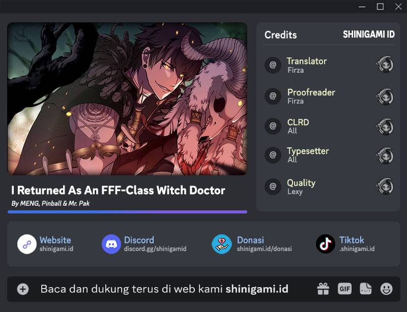 Komik I Returned As An FFF-Class Witch Doctor Chapter 26 gambar 1