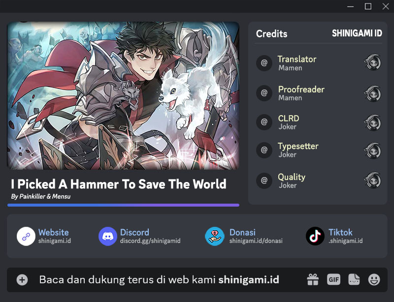 Komik I Picked A Hammer To Save The World Chapter 32 gambar 1
