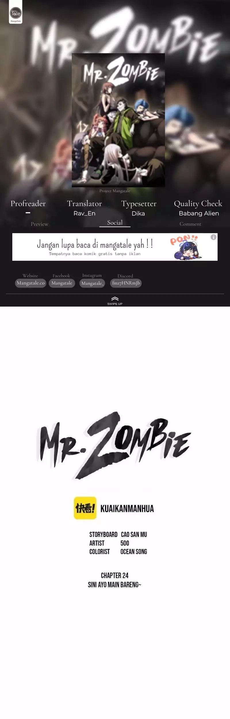 Komik Mr. Zombie Chapter 24 gambar 1