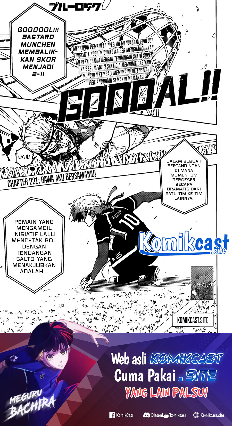 Blue Lock Chapter 221 - Halaman 2