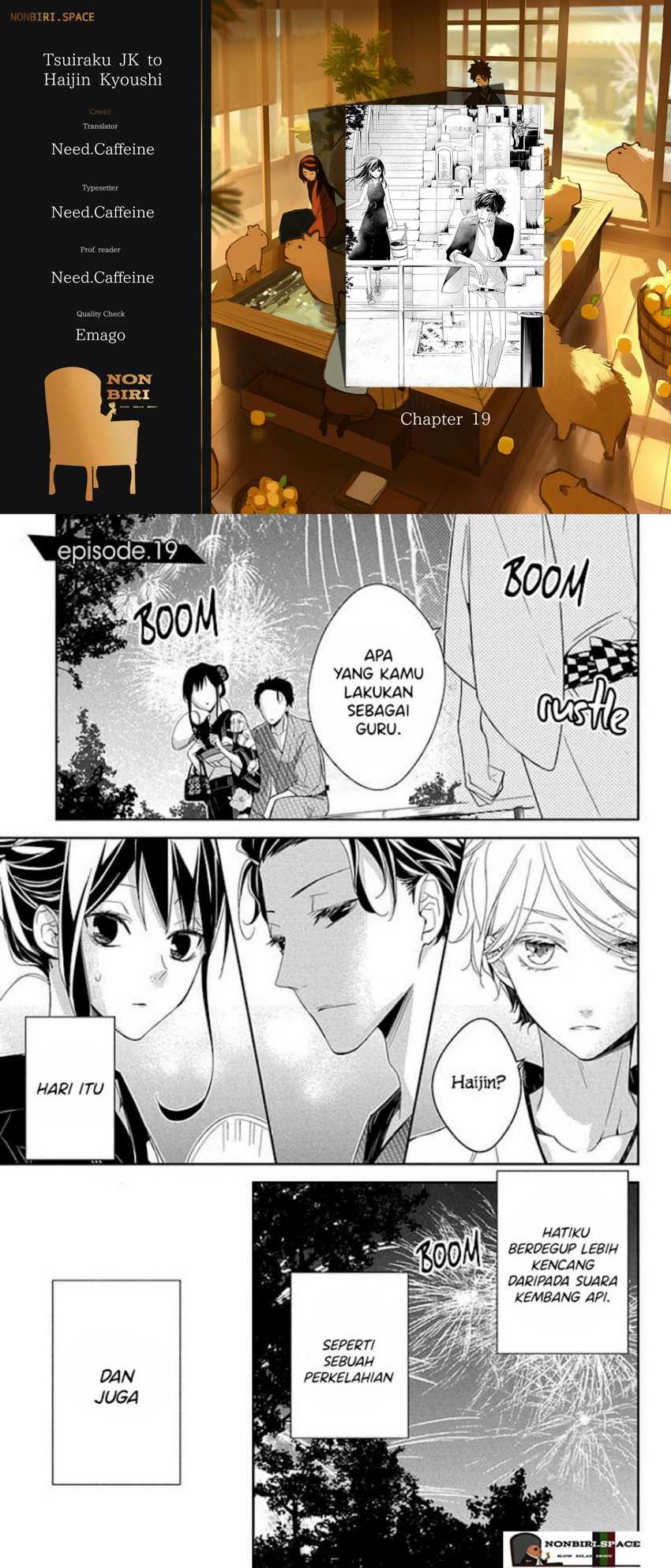 Komik Tsuiraku JK to Haijin Kyoushi Chapter 19 gambar 1