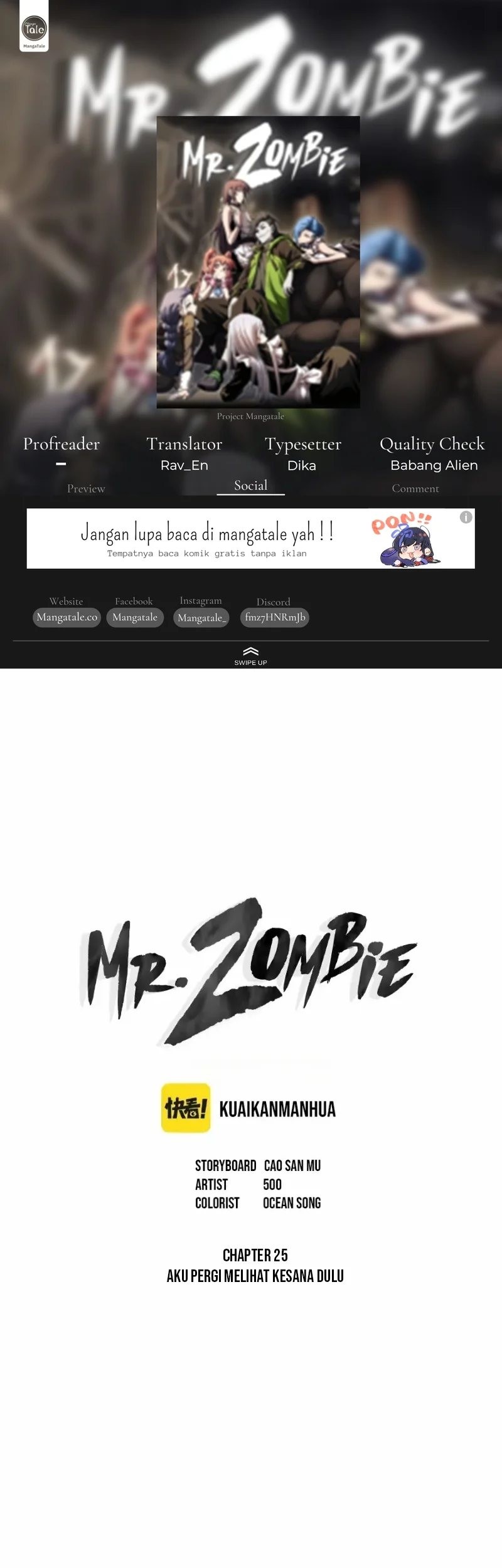 Komik Mr. Zombie Chapter 25 gambar 1