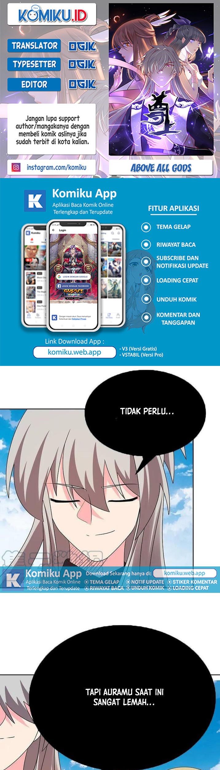Komik Above All Gods Chapter 452.5 gambar 1