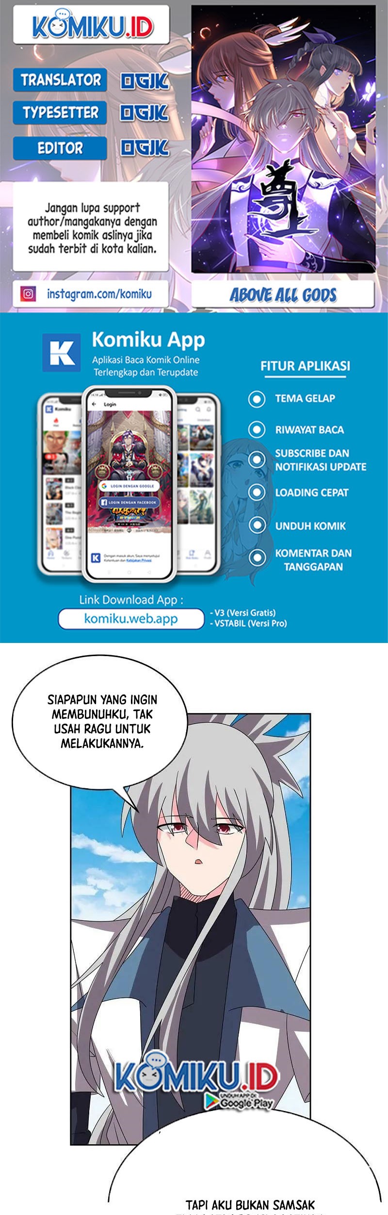 Komik Above All Gods Chapter 454 gambar 1