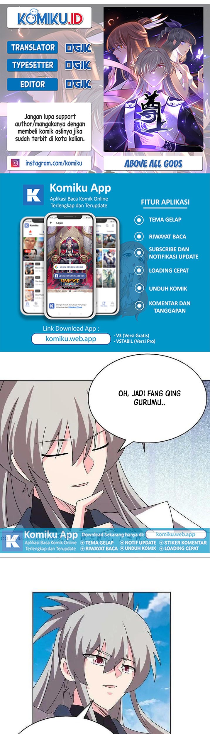 Komik Above All Gods Chapter 455 gambar 1