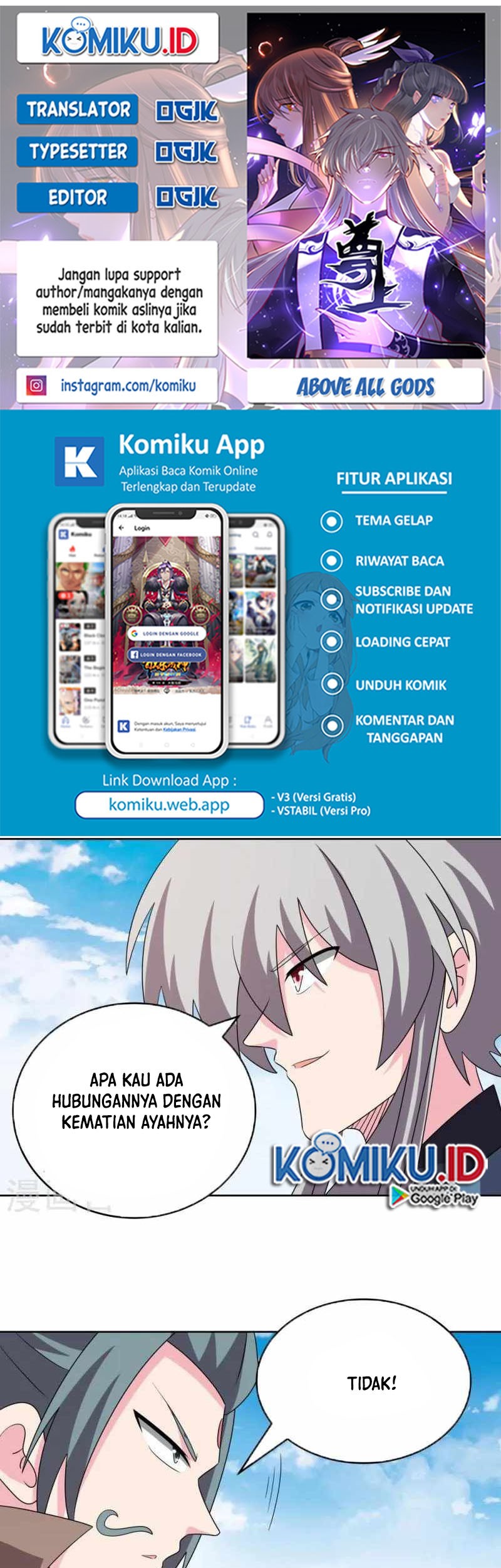 Komik Above All Gods Chapter 459 gambar 1