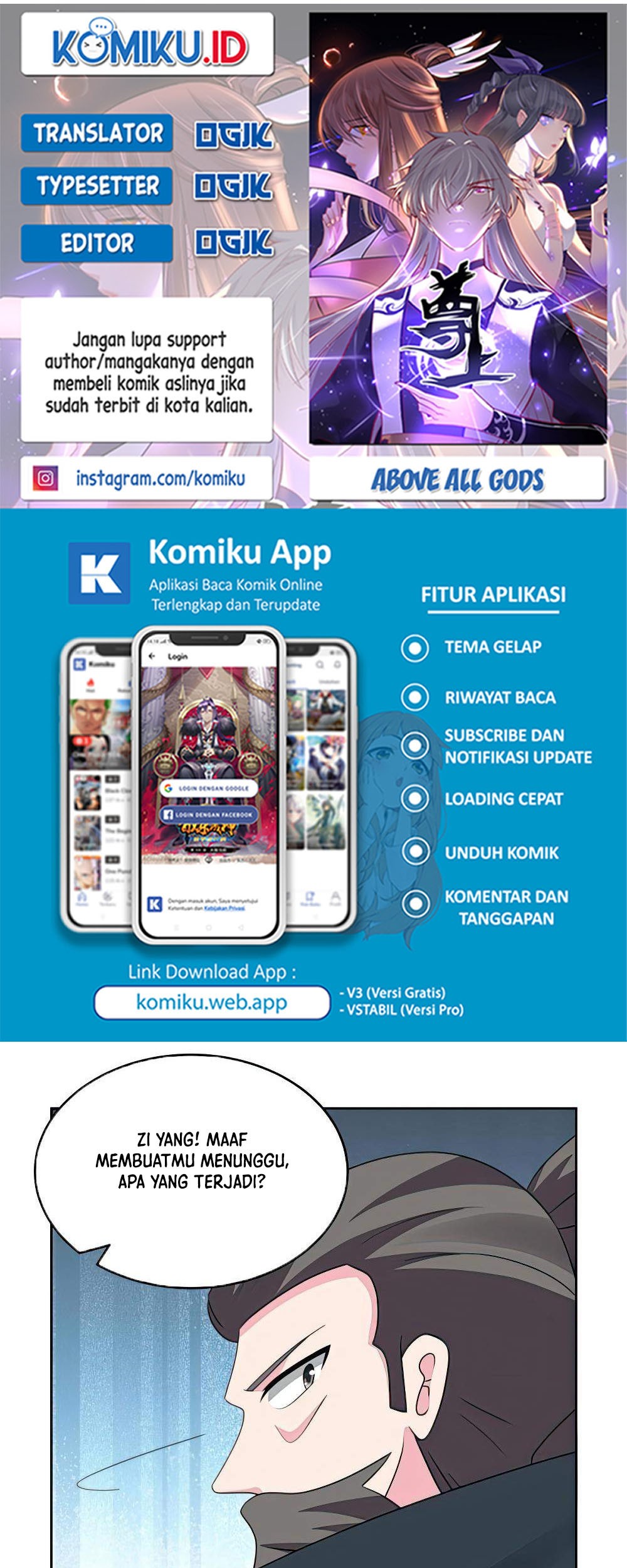 Komik Above All Gods Chapter 460 gambar 1