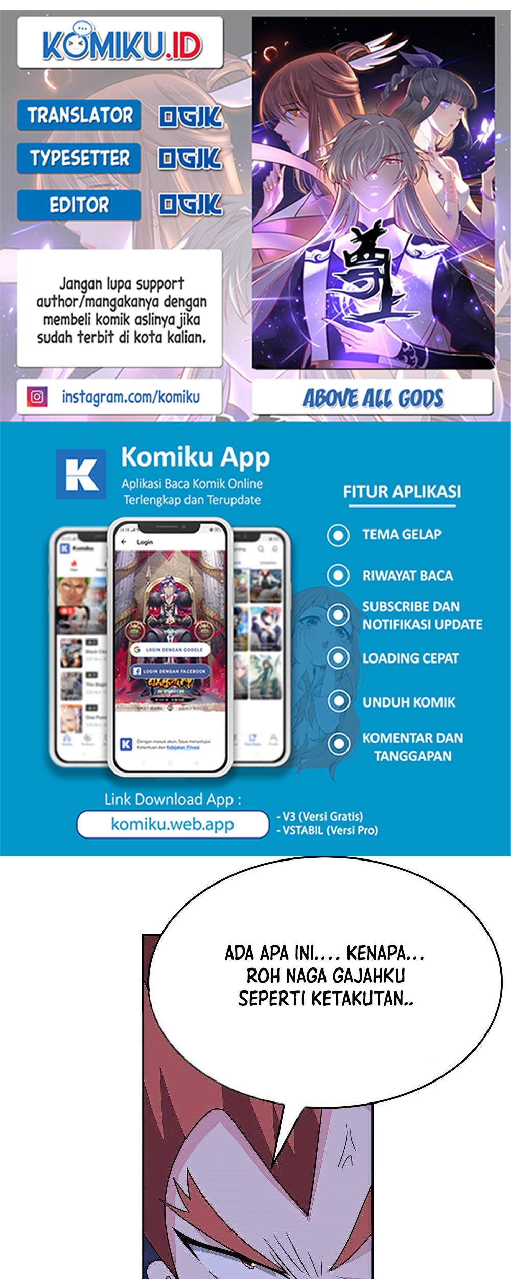 Komik Above All Gods Chapter 460.5 gambar 1