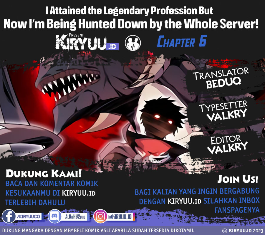 Komik I Attained the Legendary Profession But Now I’m Being Hunted Down by the Whole Server?! Chapter 06 gambar 1
