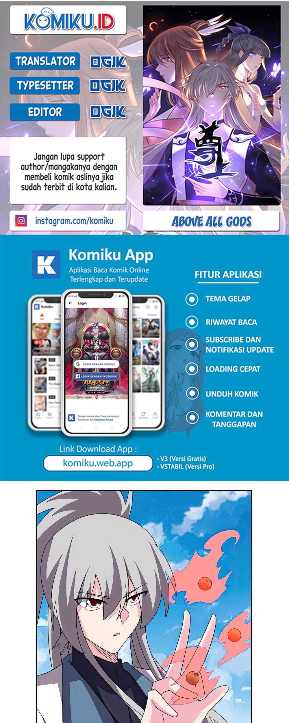 Komik Above All Gods Chapter 461 gambar 1