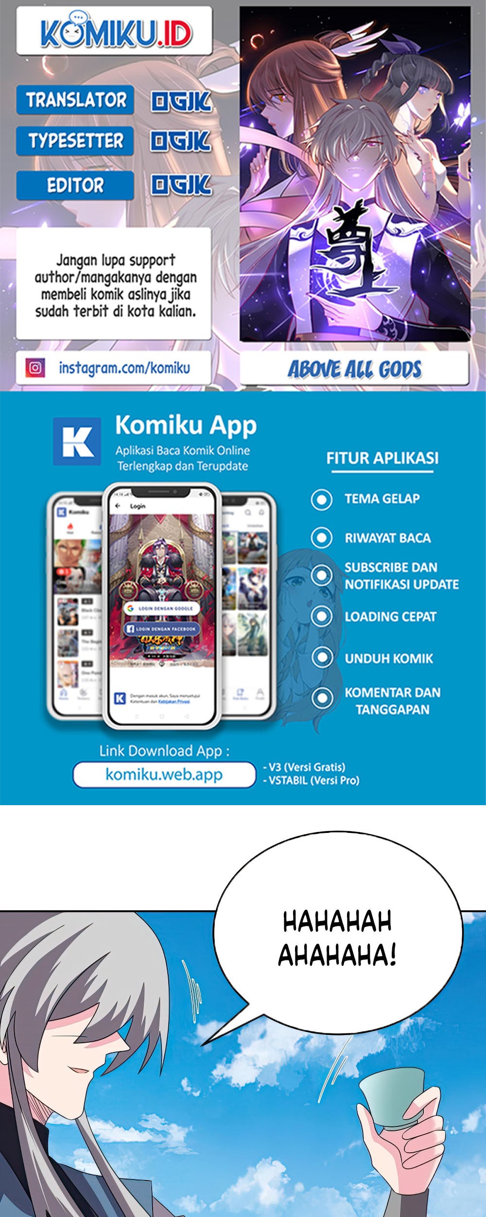 Komik Above All Gods Chapter 461.5 gambar 1