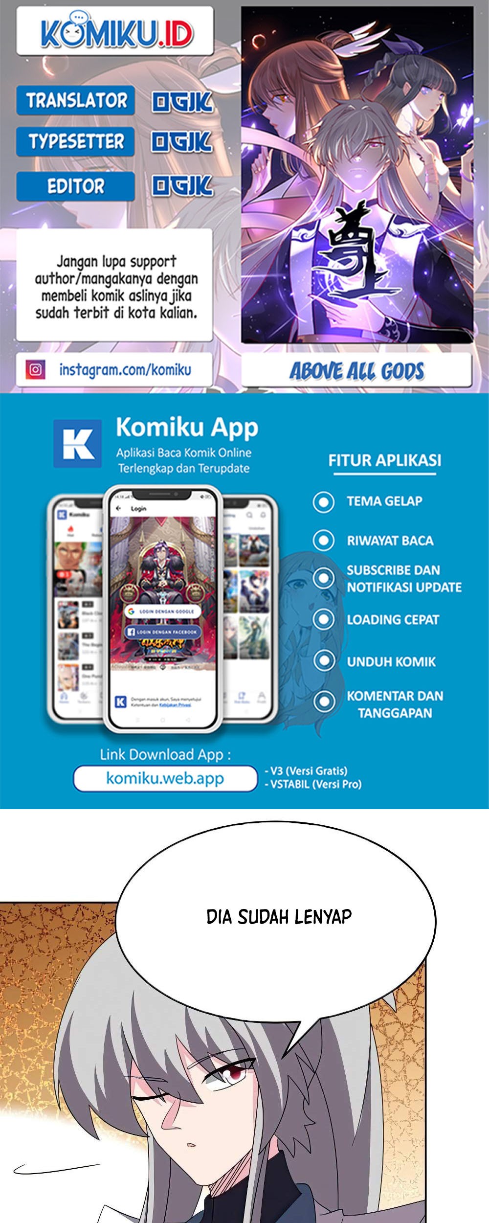 Komik Above All Gods Chapter 462 gambar 1