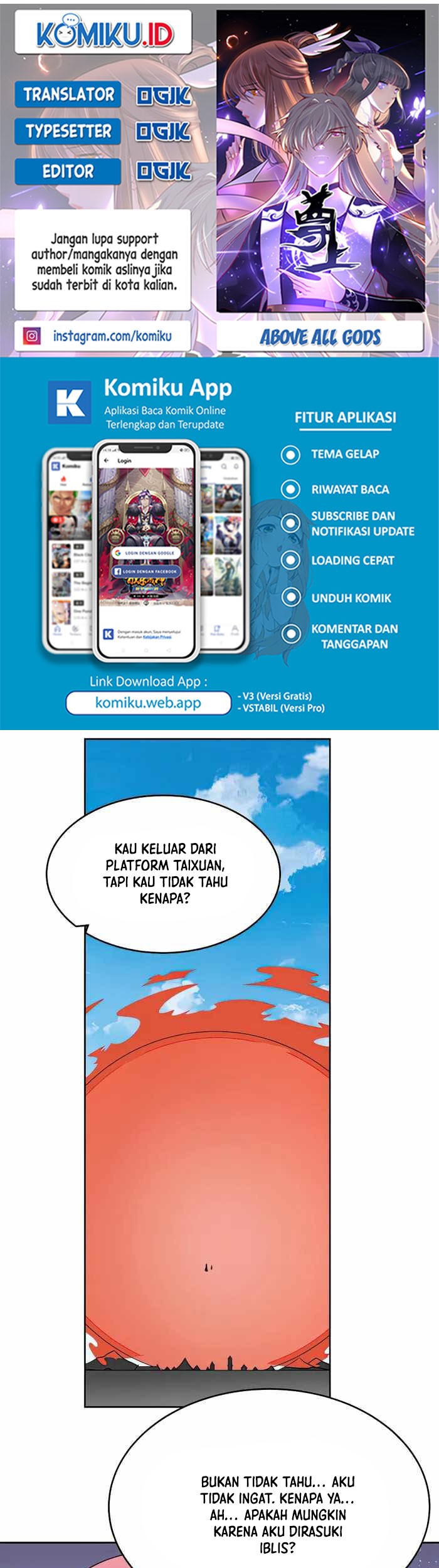 Komik Above All Gods Chapter 464.5 gambar 1