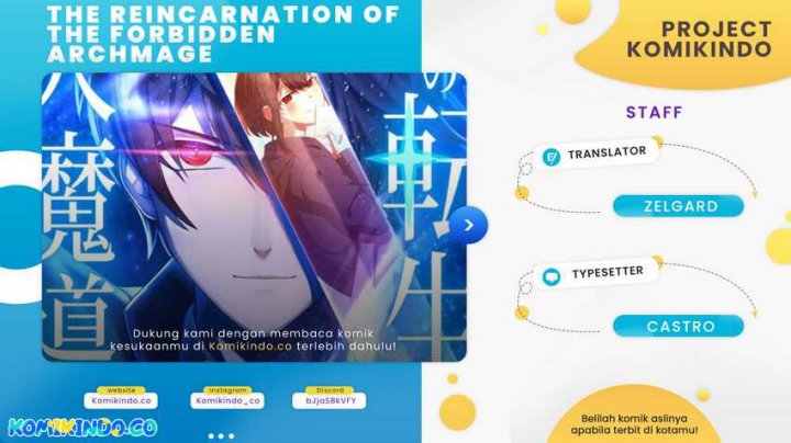 Komik The Reincarnation of the Forbidden Archmage Chapter 40 gambar 1