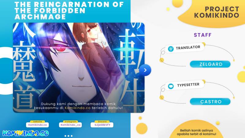 Komik The Reincarnation of the Forbidden Archmage Chapter 39 gambar 1
