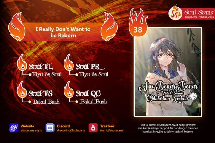 Komik I Really Don’t Want to Be Reborn Chapter 38 gambar 1