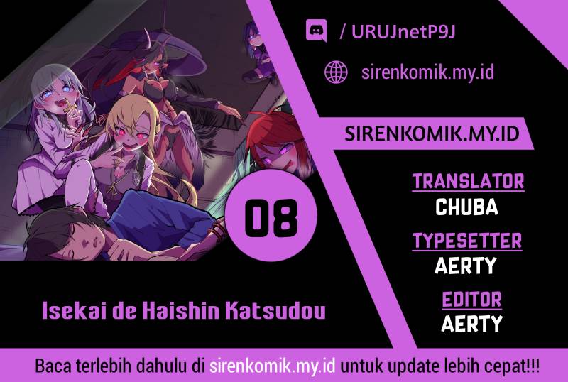 Komik Isekai de Haishin Katsudou wo Shitara Tairyou no Yandere Shinja wo Umidashite Shimatta Ken Chapter 08 gambar 1