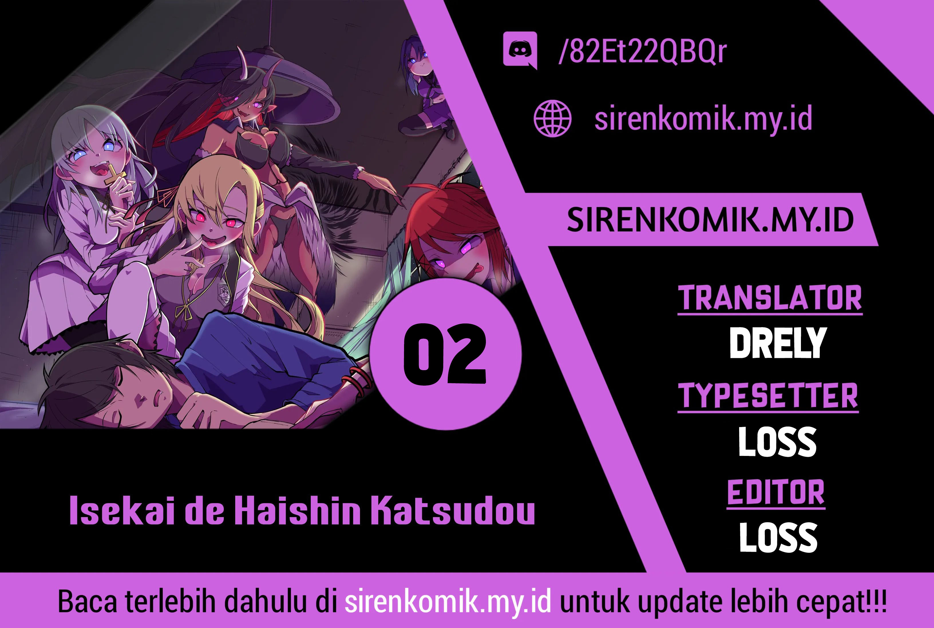 Komik Isekai de Haishin Katsudou wo Shitara Tairyou no Yandere Shinja wo Umidashite Shimatta Ken Chapter 02 gambar 1