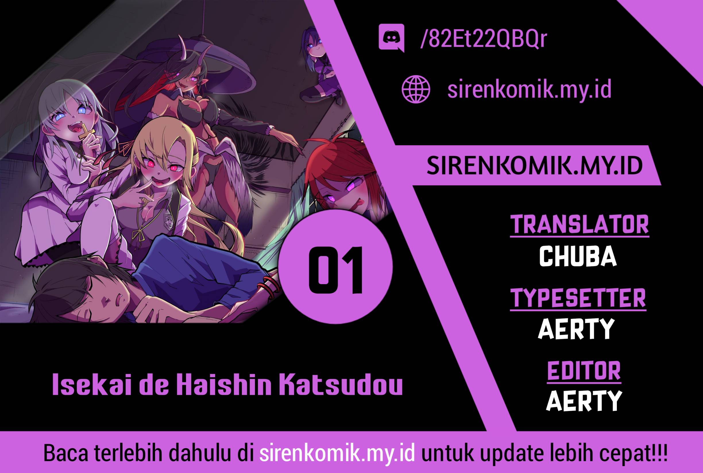 Komik Isekai de Haishin Katsudou wo Shitara Tairyou no Yandere Shinja wo Umidashite Shimatta Ken Chapter 01 gambar 1