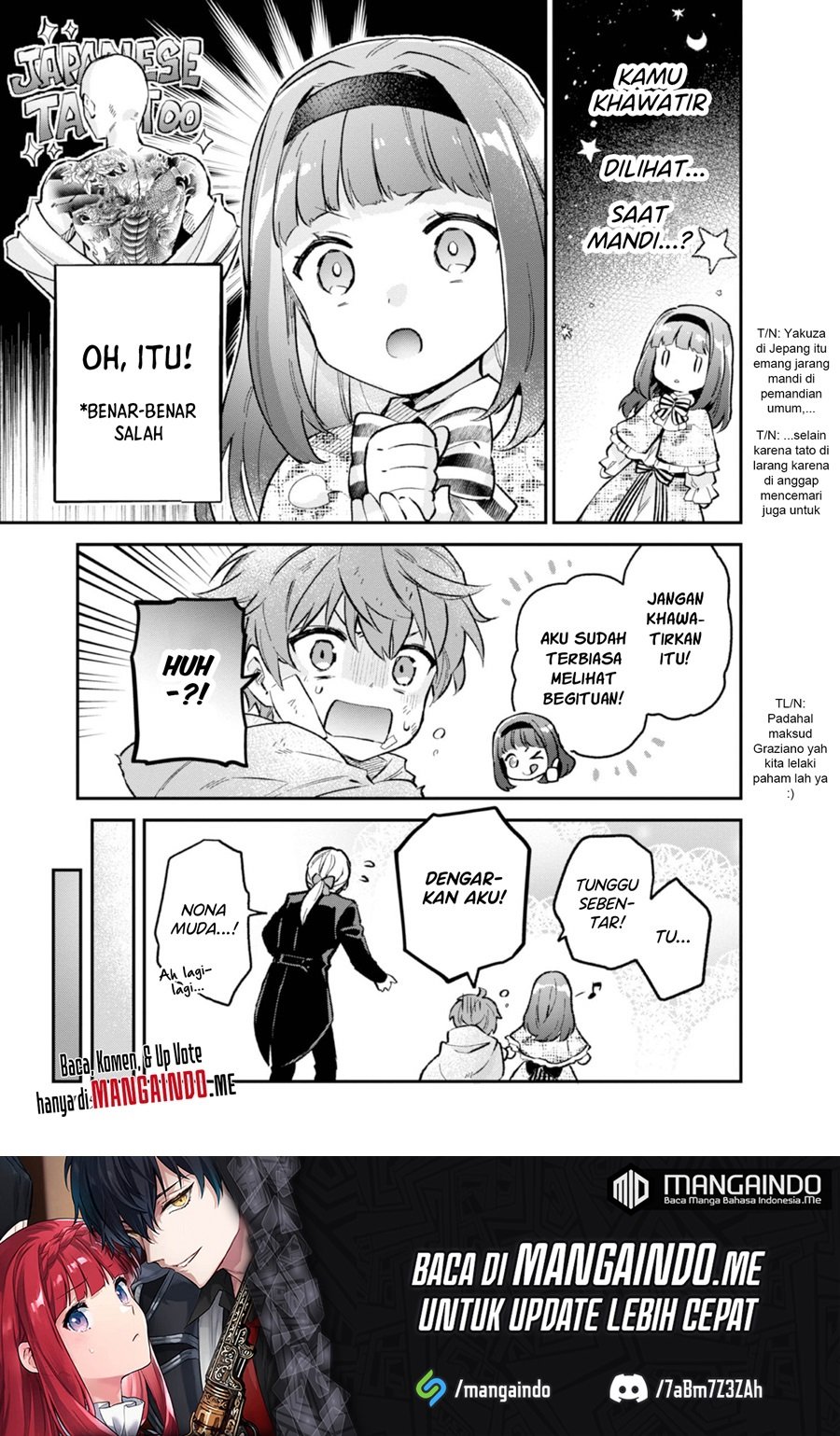 Akutou Ikka no Mana Musume, Tensei Saki mo Otome Game no Gokudou Reijou deshita Chapter 05.5 - Halaman 11