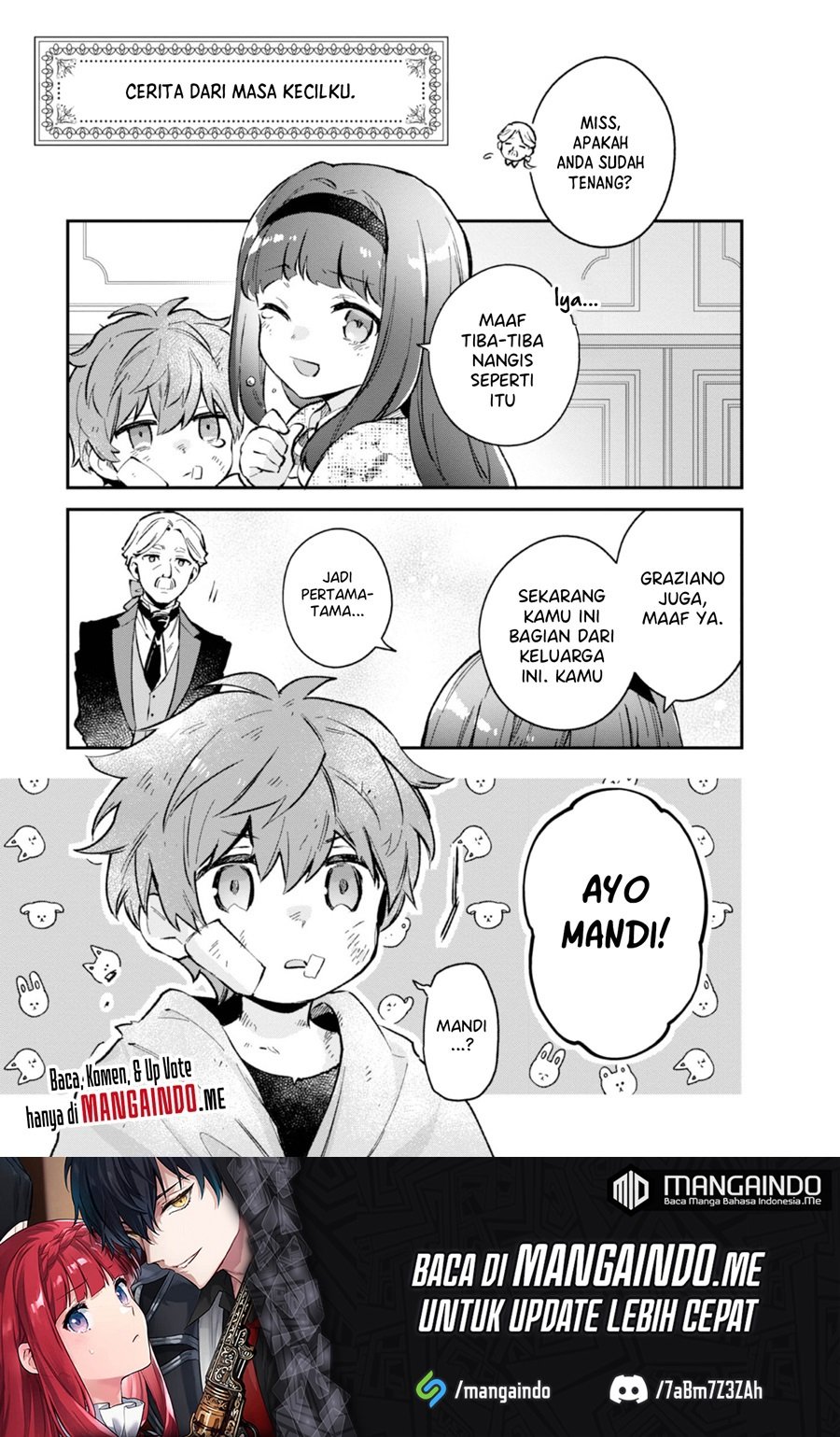 Akutou Ikka no Mana Musume, Tensei Saki mo Otome Game no Gokudou Reijou deshita Chapter 05.5 - Halaman 7