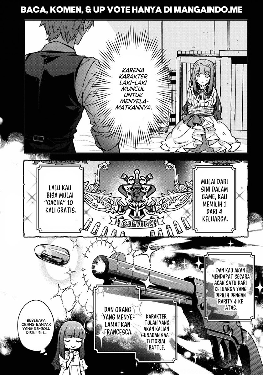 Akutou Ikka no Mana Musume, Tensei Saki mo Otome Game no Gokudou Reijou deshita Chapter 03 - Halaman 4