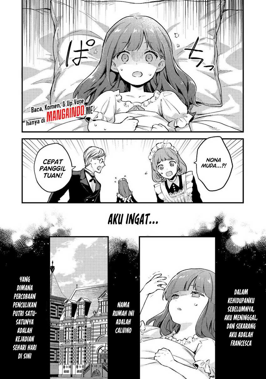 Akutou Ikka no Mana Musume, Tensei Saki mo Otome Game no Gokudou Reijou deshita Chapter 01.2 - Halaman 3