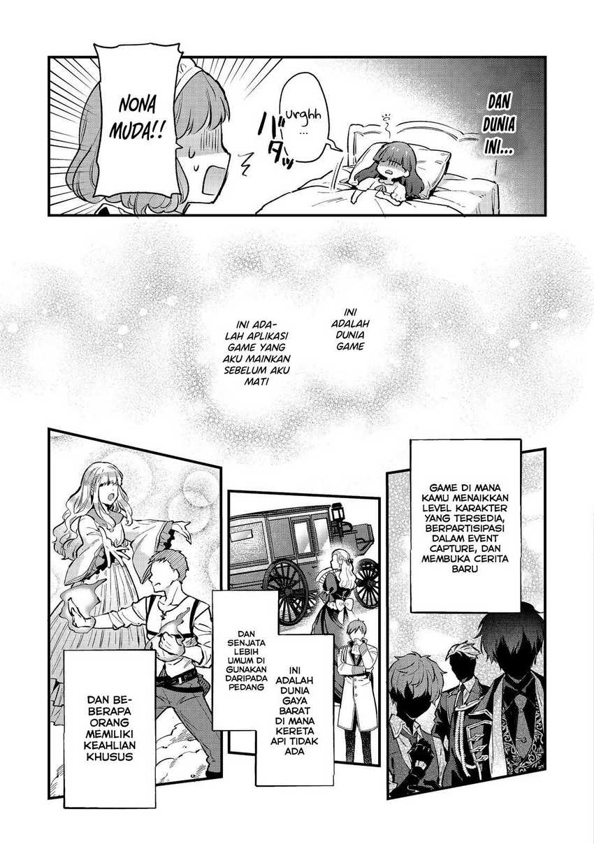 Akutou Ikka no Mana Musume, Tensei Saki mo Otome Game no Gokudou Reijou deshita Chapter 01.2 - Halaman 4