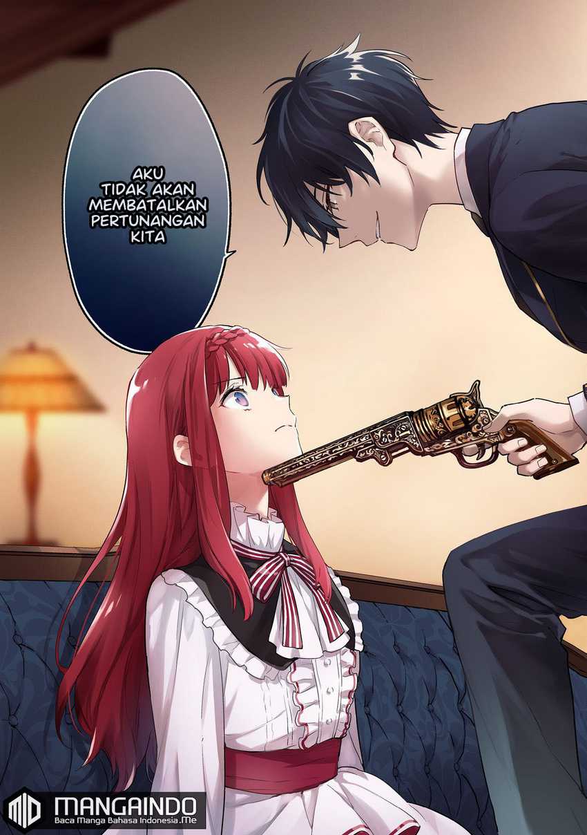 Akutou Ikka no Mana Musume, Tensei Saki mo Otome Game no Gokudou Reijou deshita Chapter 01.1 - Halaman 4