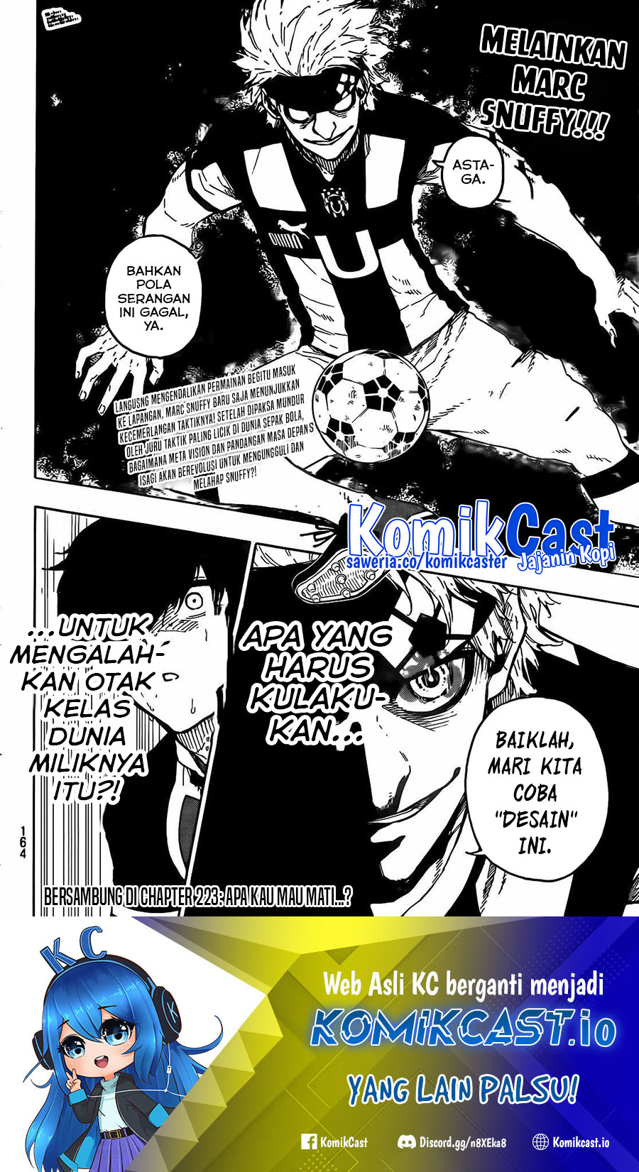 Blue Lock Chapter 222 - Halaman 18